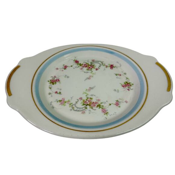 Limoges VTG Candle Light Nancy Rose A-50 Floral Small 6.5" Diameter Plate *READ - Picture 2 of 8